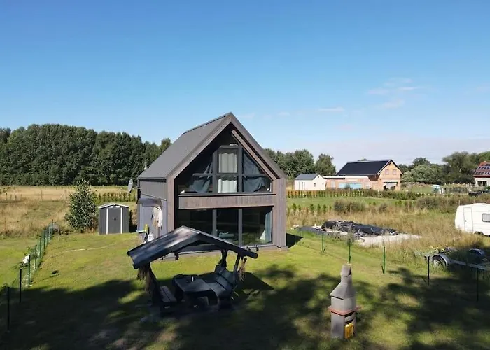 Ferienhaus“ Blaues Wunder“ Am Wasser Mit Grill Prázdninový dům Nowe Warpno