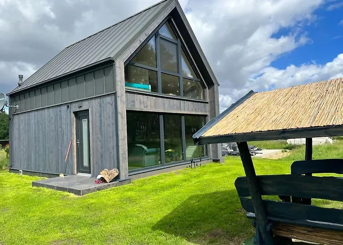 Prázdninový dům Ferienhaus“ Blaues Wunder“ Am Wasser Mit Grill Nowe Warpno