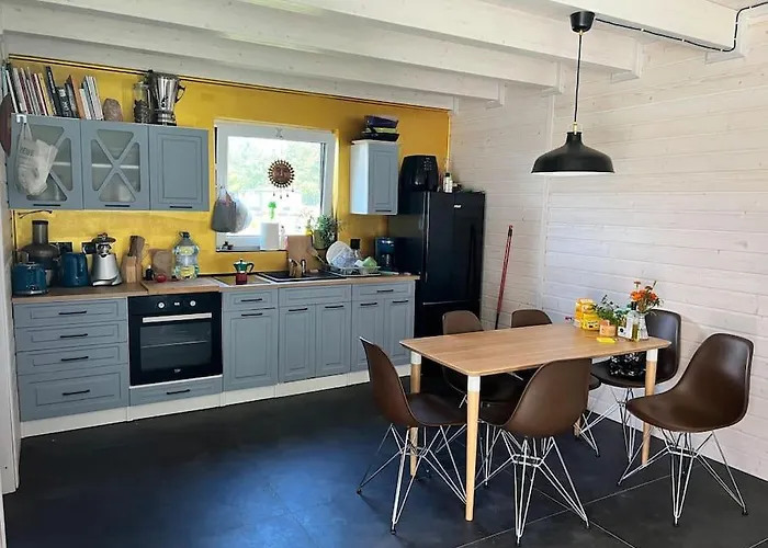 Ferienhaus“ Blaues Wunder“ Am Wasser Mit Grill Prázdninový dům Nowe Warpno